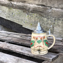 German Lederhosen Beer Stein with Lid