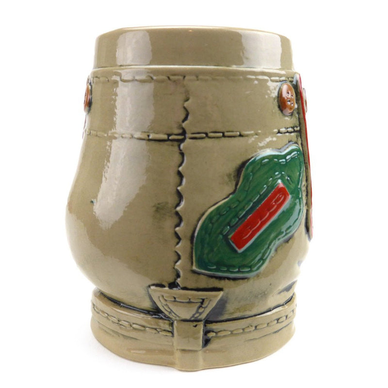 German Lederhosen Beer Stein without Lid - GermanGiftOutlet.com
 - 3