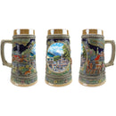 German Summer .5 Liter Embossed Ceramic Stein-ST02