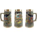 German Fall .5 Liter Embossed Ceramic Bier Stein-ST02