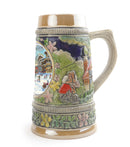 German Winter Ceramic Shot Beer Stein Collectible-SH06