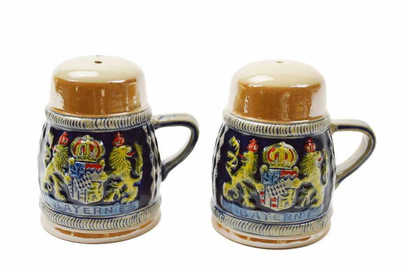 Engraved Beer Stein: Bayern Salt and Pepper - GermanGiftOutlet.com
 - 1