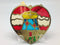 Red Heart Shaped Sun catcher with Windmill Design - GermanGiftOutlet.com
 - 2
