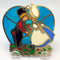 Kissing Couple in Blue Heart Shaped Sun Catcher - GermanGiftOutlet.com
 - 2