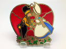 Red Heart Shaped Sun catcher with Kissing Couple - GermanGiftOutlet.com
 - 2