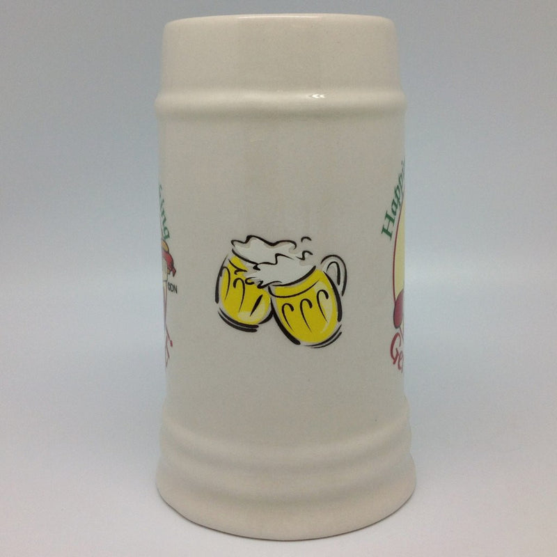 Ceramic Beer Stein Happiness Drinking German - GermanGiftOutlet.com
 - 3