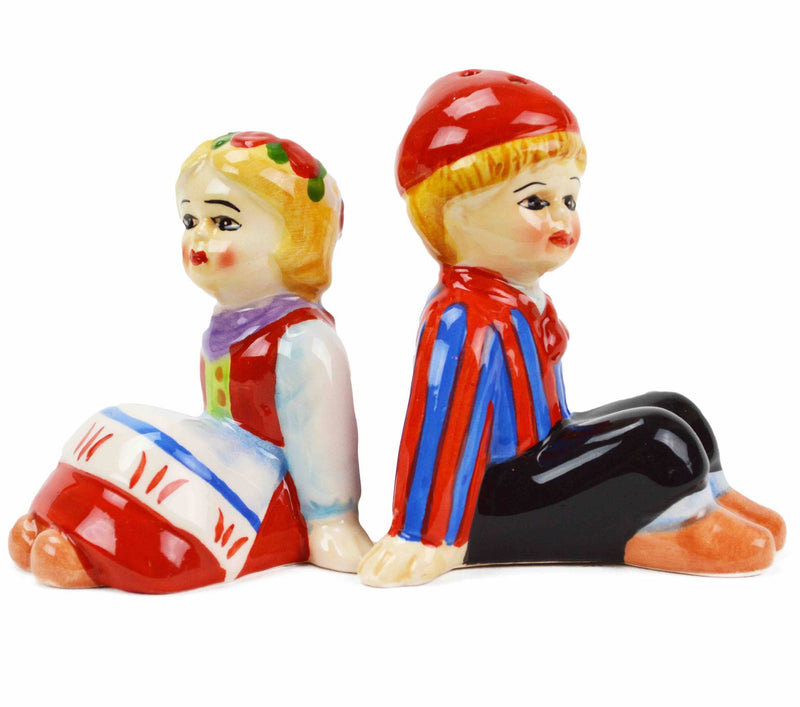 Cute Salt and Pepper Shakers Scandinavian Sitting Couple - GermanGiftOutlet.com
 - 1