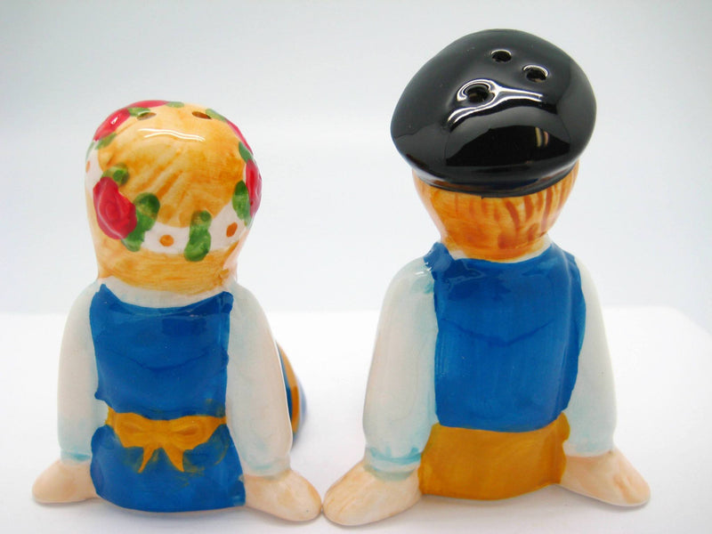 Vintage Salt and Pepper Shakers Swedish Sitting Couple - GermanGiftOutlet.com
 - 2