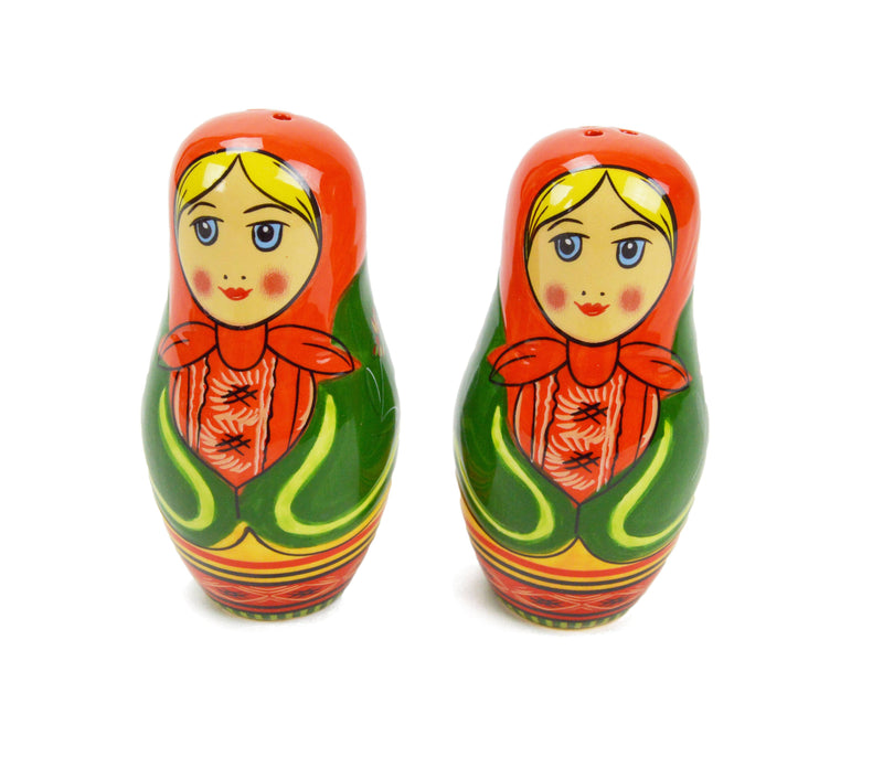 Russian Nesting Doll Collectible Salt and Pepper Set - 1 - GermanGiftOutlet.com