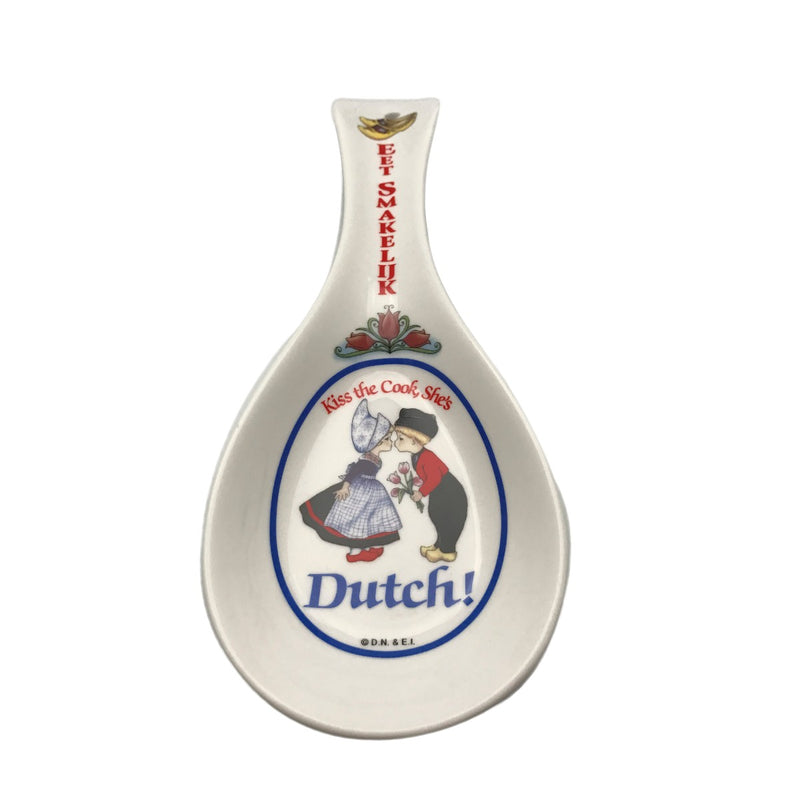 Kitchen Spoon Rest Dutch Gift (Eet Smakelijk)-SR01