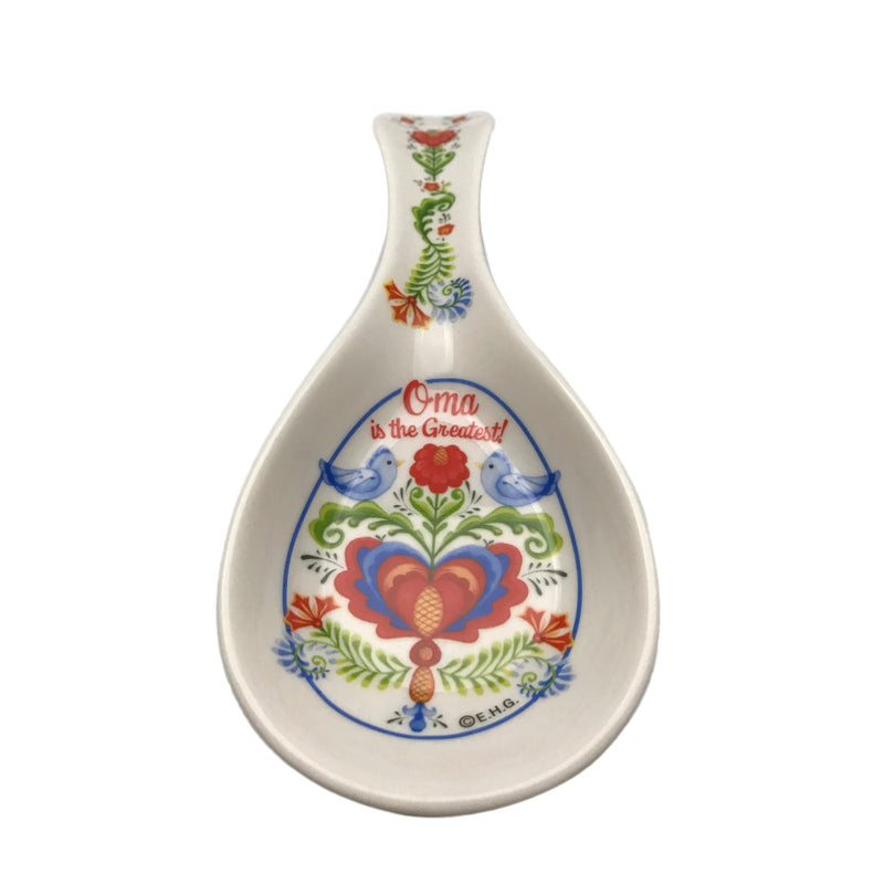 Lovebirds Ceramic Spoon Rest
