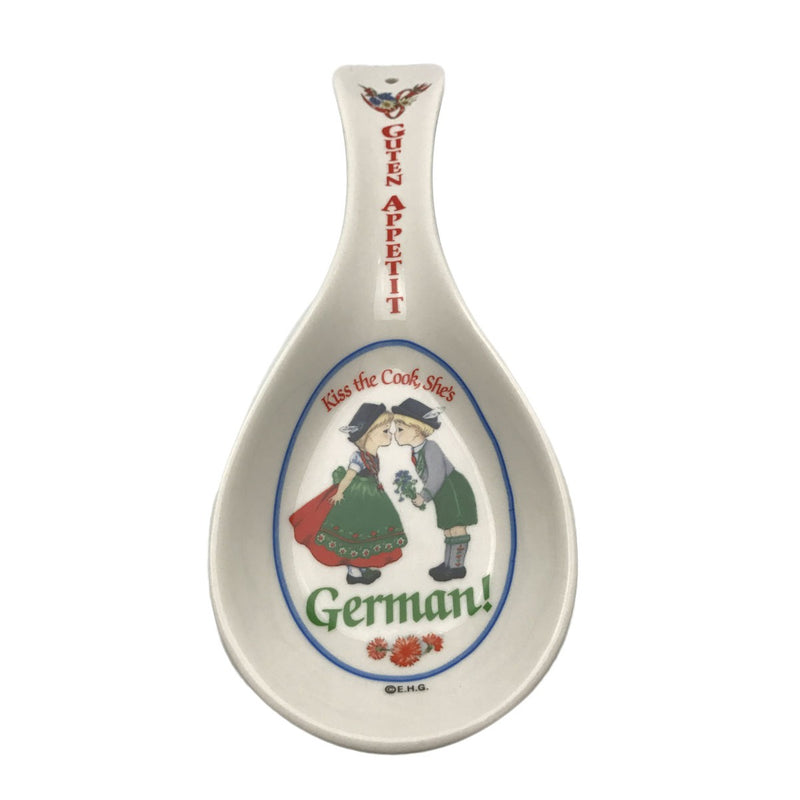 Kitchen Spoon Rest German Gift (Guten Appetit)-SR01