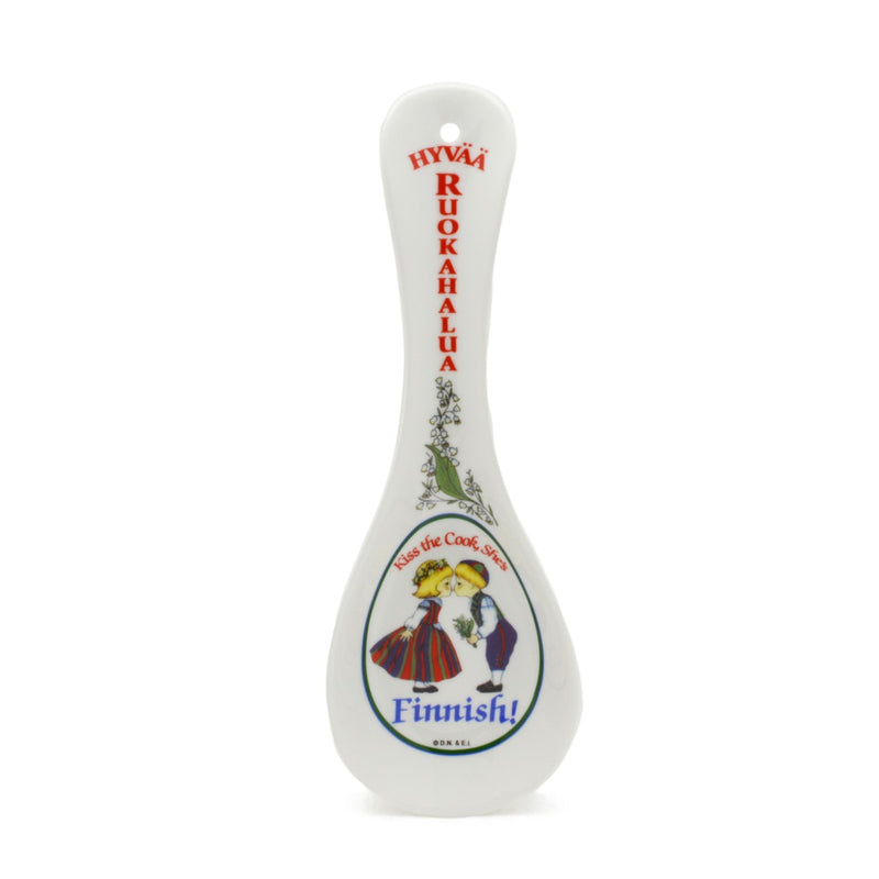 Kitchen Spoon Rest Finnish Gift (Hyvaa Roukahalua)-SR01