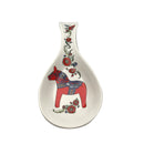 Ceramic Spoon Rest Swedish Red Dalarna Horse-SR01