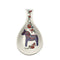 Ceramic Spoon Rest Swedish Blue Dalarna Horse-SR01