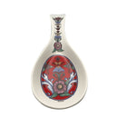 Kitchen Spoon Rest: Rosemaling Red-SR01