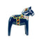 Wood Blue Dala Horse Blue 6.25"-TO03