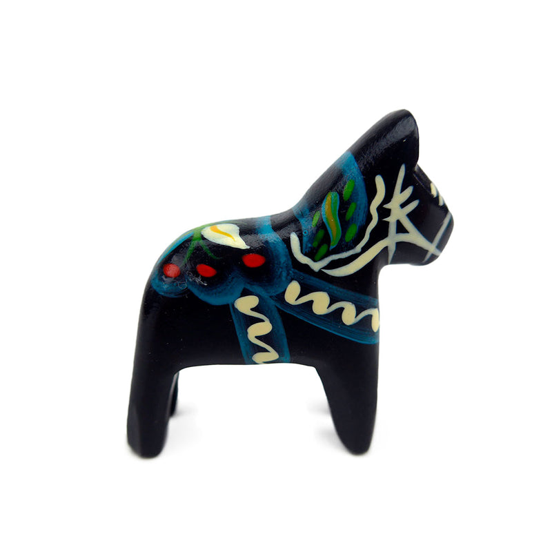 Black Wood Dala Horse-TO03