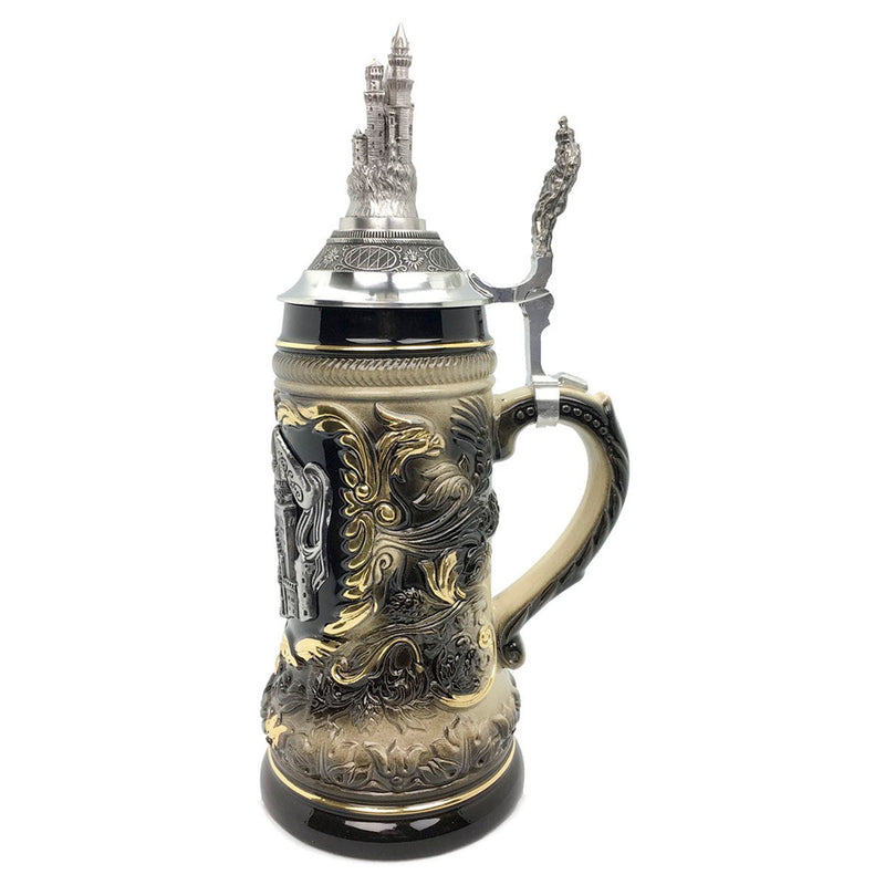 Neuschwanstein .75L German Beer Stein made by Zoller & Born -2