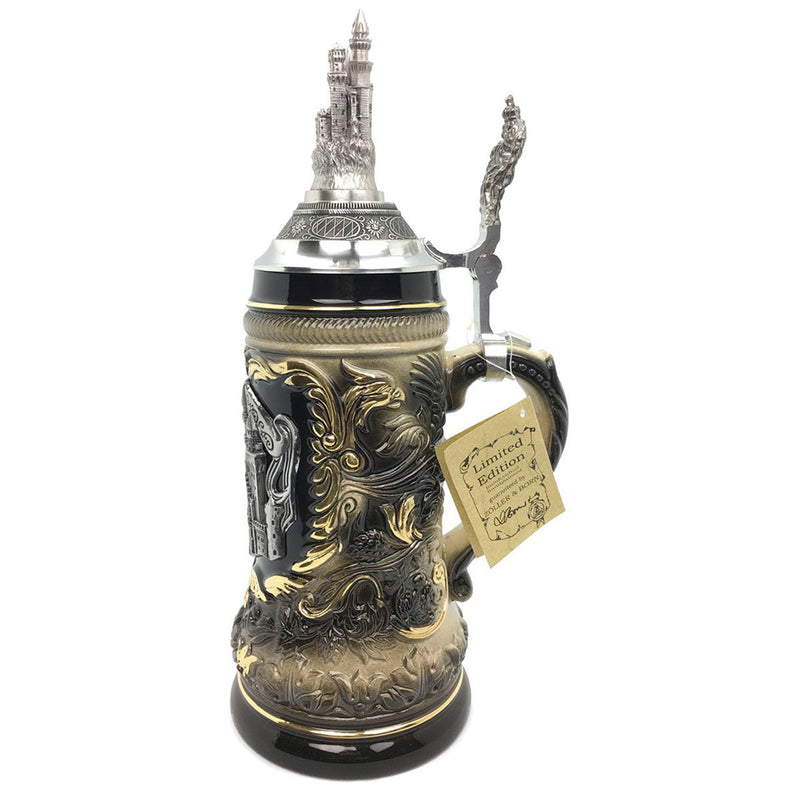 Neuschwanstein .75L German Beer Stein made by Zoller & Born -5