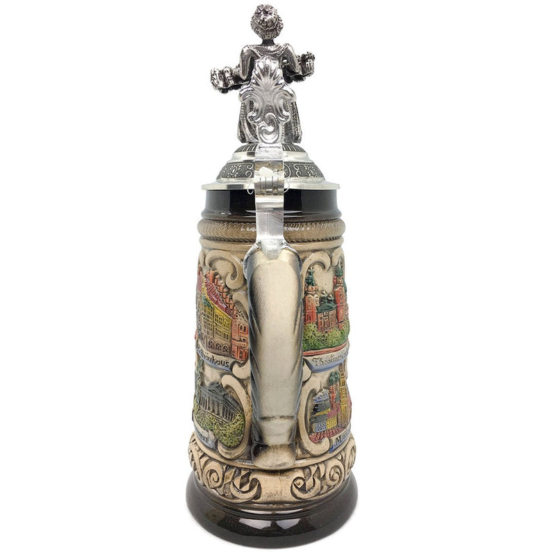 Liesl Lid Oktoberfest 1L Zoller & Born German Beer Stein -4