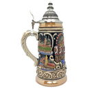 Oktoberfest in Munich Zoller & Born .9L German Beer Stein -3