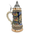 Classic Bayern .9L Zoller & Born Authentic German Beer Stein -3