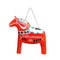 Wood Red Dala Horse Entryway Sign-TO03