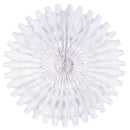 White Tissue Fan Hanging Oktoberfest Party Decorations - GermanGiftOutlet.com
