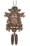 Eight Day Hunter's Cuckoo Clock with Hand-carved Oak Leaves, Animals, Rifles, and Buck-20"Tall - GermanGiftOutlet.com
