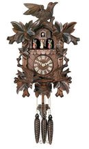 Eight Day Musical Cuckoo Clock with Dancers - Moving Birds Feed Bird Nest - 16 Inches Tall - GermanGiftOutlet.com
 - 2