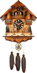 River City Clocks Eight Day Musical German Cuckoo Clock with Dancing Oompha Band - GermanGiftOutlet.com

