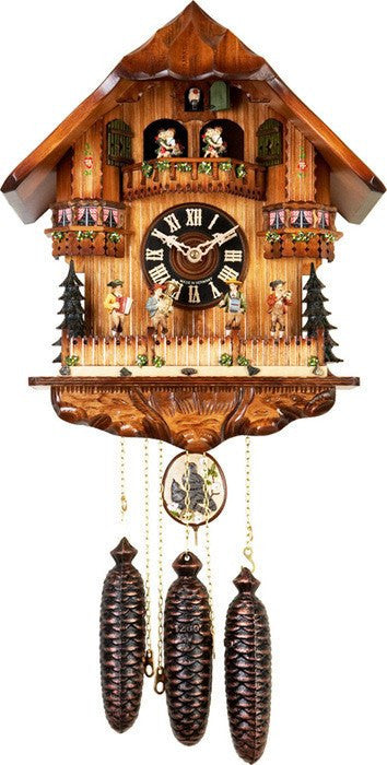 River City Clocks Eight Day Musical German Cuckoo Clock with Dancing Oompha Band - GermanGiftOutlet.com
