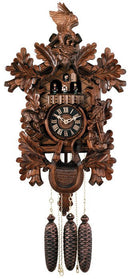 Eight Day Musical 23" German Cuckoo Clock with Eagle Hunter and Ram From River City Clocks - GermanGiftOutlet.com
