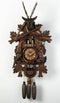 River City Clocks Eight Day Musical 30" Hunter's German Cuckoo Clock with Live Animals - GermanGiftOutlet.com
