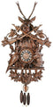 River City Clocks Eight Day Musical German Cuckoo Clock with Hunter and Live Animals - GermanGiftOutlet.com
