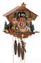 Schneider Black Forest 11" Musical Town Musicians of Bremen German Cuckoo Clock - GermanGiftOutlet.com

