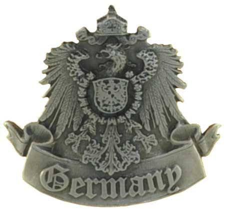 Half Liter Pilsner Glass with A Pewter Germany Badge - GermanGiftOutlet.com
 - 3