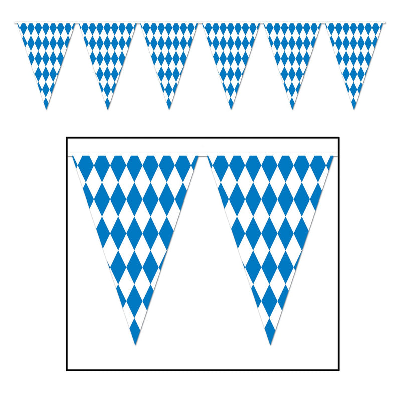 All Weather Oktoberfest Pennant Banner 17" x 120' - GermanGiftOutlet.com
