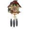 8-Day Musical Cuckoo Clock With Hunter Moving With Binoculars And Waterwheel - GermanGiftOutlet.com
