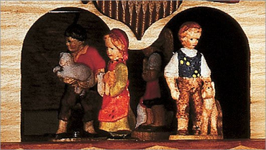 Schneider 11" Musical Children on Teeter Totter German Cuckoo Clock - GermanGiftOutlet.com
 - 3