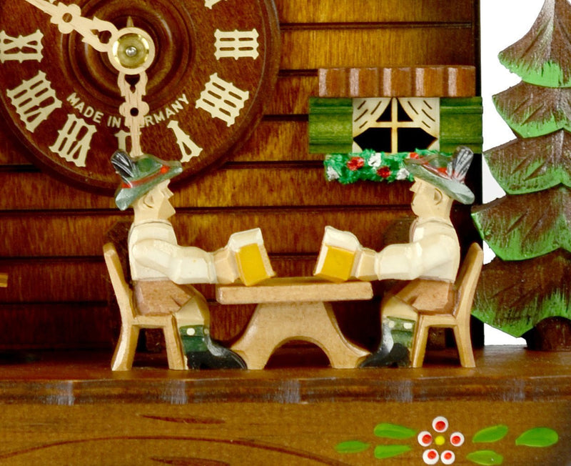 Schneider 12" Musical Two Beer Drinkers German Cuckoo Clock - GermanGiftOutlet.com
 - 3