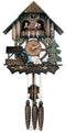 One Day Musical Cuckoo Clock Cottage with Dancers and Moving Waterwheel - 12 Inches Tall - GermanGiftOutlet.com
