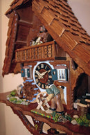River City Clocks One Day Musical 17" German Cuckoo Clock Man Saws Wood - GermanGiftOutlet.com
 - 3