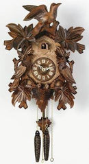River City Clocks One Day Seven Leaves Three Birds with Nest German Cuckoo Clock - GermanGiftOutlet.com
