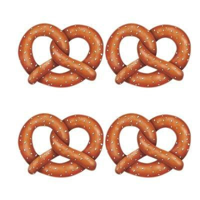 Oktoberfest Party Pretzel Cutout Wall Decorations - GermanGiftOutlet.com
 - 1