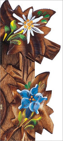 Schneider Traditional Quartz German Cuckoo Clock with Hand Painted Flowers - GermanGiftOutlet.com
 - 2