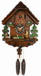 River City Clocks Eight Day Fisherman Raises Fishing Pole German Cuckoo Clock - GermanGiftOutlet.com
