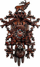 River City Eight Day Musical 33" German Cuckoo Clock with Woodsman and Ram - GermanGiftOutlet.com
