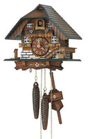 Schneider 8" Black Forest Farmhouse German Cuckoo Clock - GermanGiftOutlet.com
